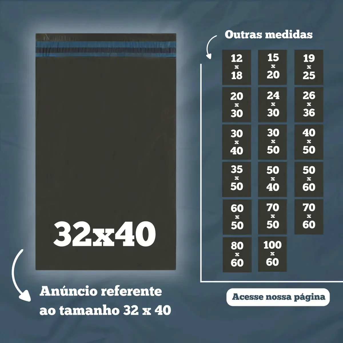 Envelope Cinza Embalagem E-coseg Sedex 32x40 500 Pçs Cinza