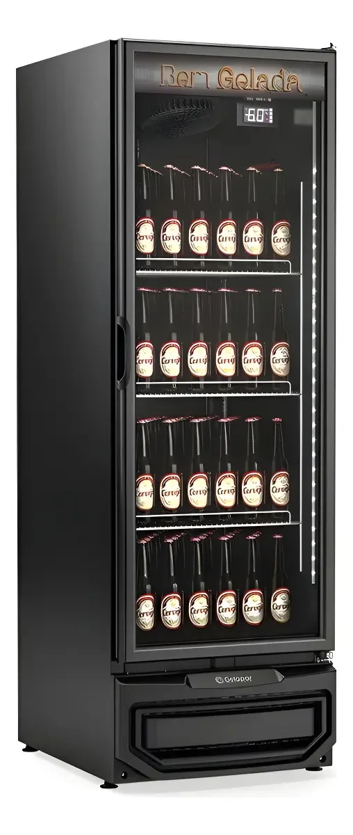 Cervejeira Gcb-57v Lc Preto 570l Porta Vidro Gelopar - Preto