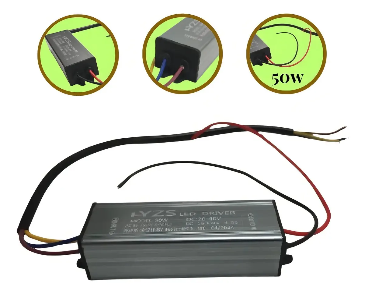 Reator Drive Decorshop LED Bivolt 48W 1200mA Iluminação Ambientes