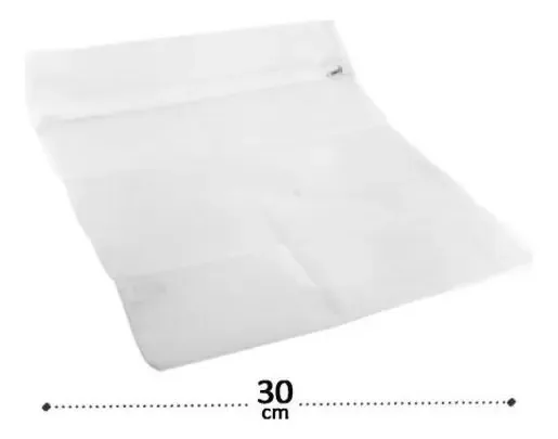 Saco Para Lavar Roupas Delicadas 30x25 Cm