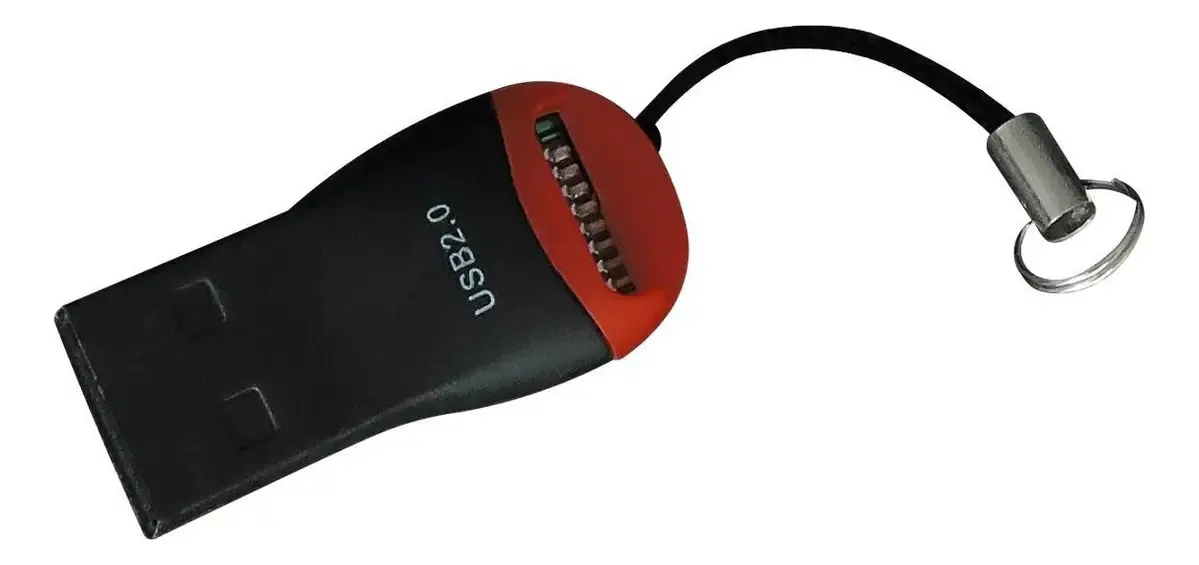 Adaptador De Cartão De Memória Usb 2.0 Micro Sd
