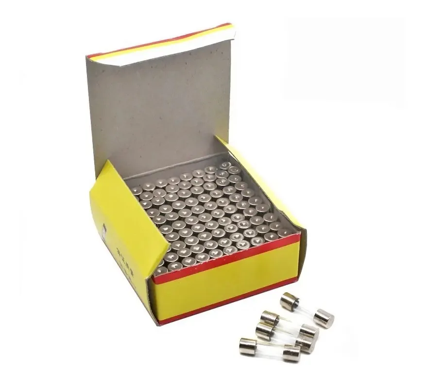 Kit 100 Fusíveis de Vidro 5x20mm 6A 250V RDSCOMP
