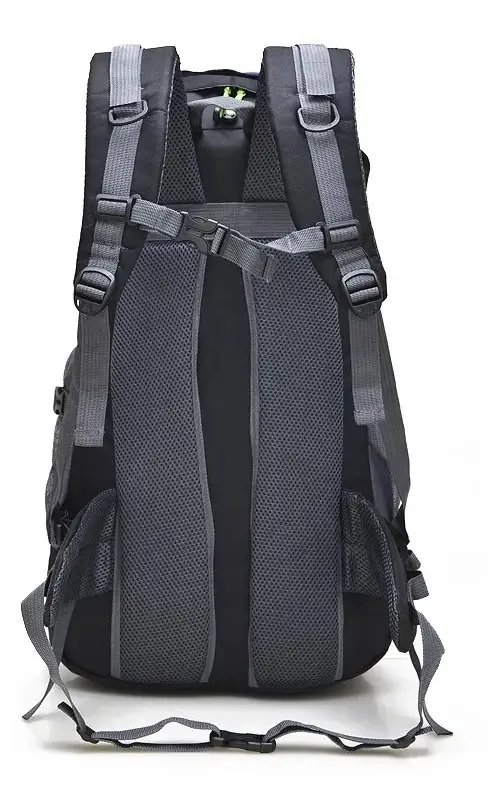 Mochila Viagem Camping Trilha Trekking Montanhismo 50l Cor Azul-claro Desenho do tecido Liso