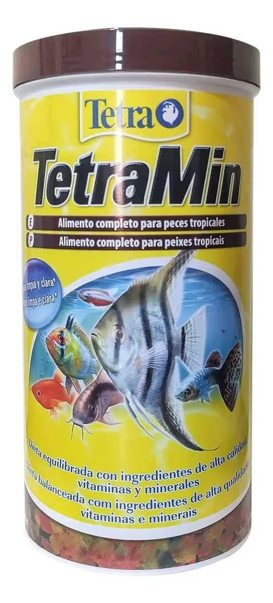 Ração Tetramin Flakes 200g Para Peixes De Água Doce