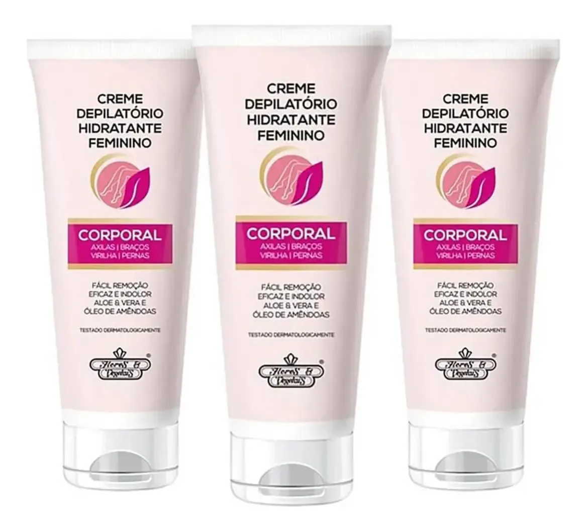Creme depilatório Flores & Vegetais Depilatório corporal 200 g