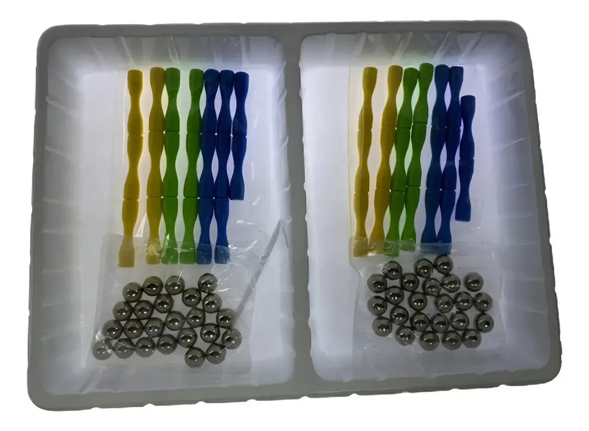 Magnetic Stick Building Blocks Jogo Ímãs Conjunto 88 Peças