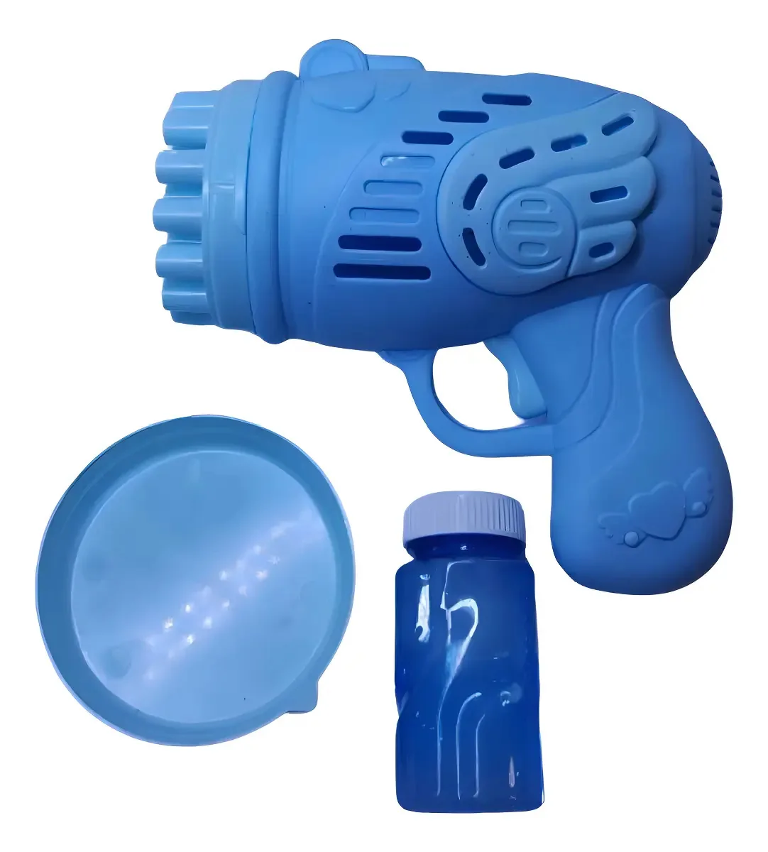 Lança Bolhas De Sabão Pistola Lançador De Bolinhas Cor:azul