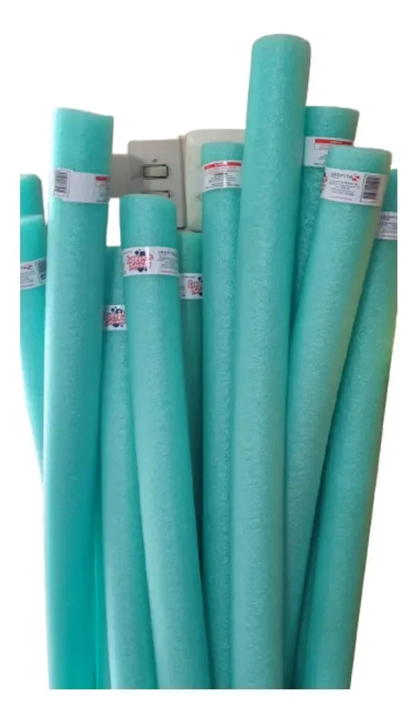 10 Unid Boia De Piscina Natação Flutuador Macarrão Espaguete Cor Verde - HURACAN DISTRIBUIDORA