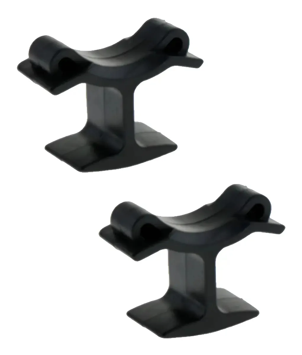 Kit 2 Dedais Para Apito Profissional Preto Eb Borracha