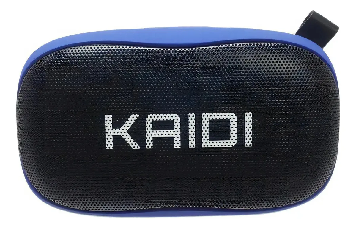 Caixa De Som Kaidi Kd811 Bluetooth Azul