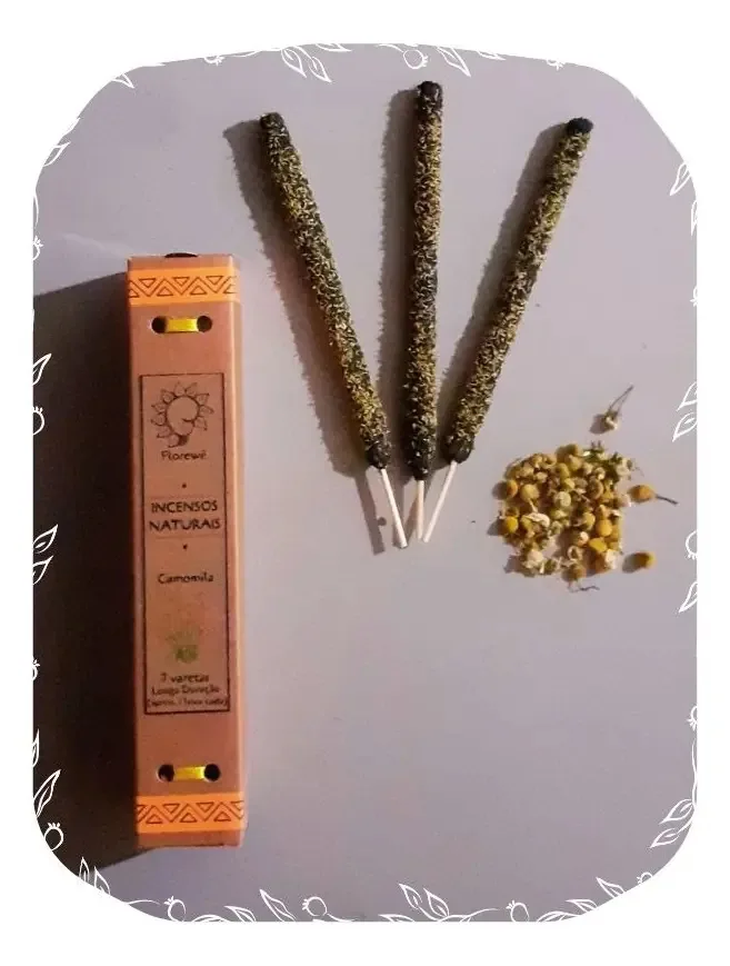 Incensos Naturais - Seus Aromas! Fragrância Camomila