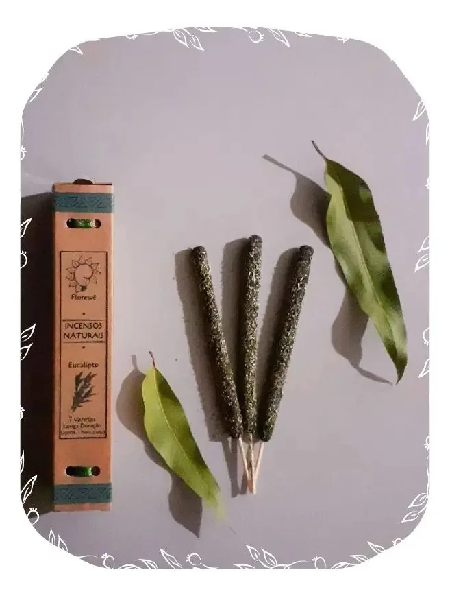 Incensos Naturais - Seus Aromas! Fragrância Eucalipto
