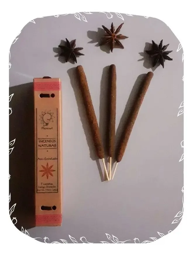 Incensos Naturais - Seus Aromas! Fragrância Anis Estrelado