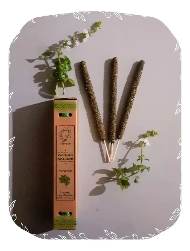 Incensos Naturais - Seus Aromas! Fragrância Manjericão