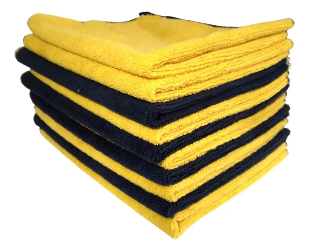 Kit 10 Panos Flanela Microfibra Limpeza Em Geral Grande40x35