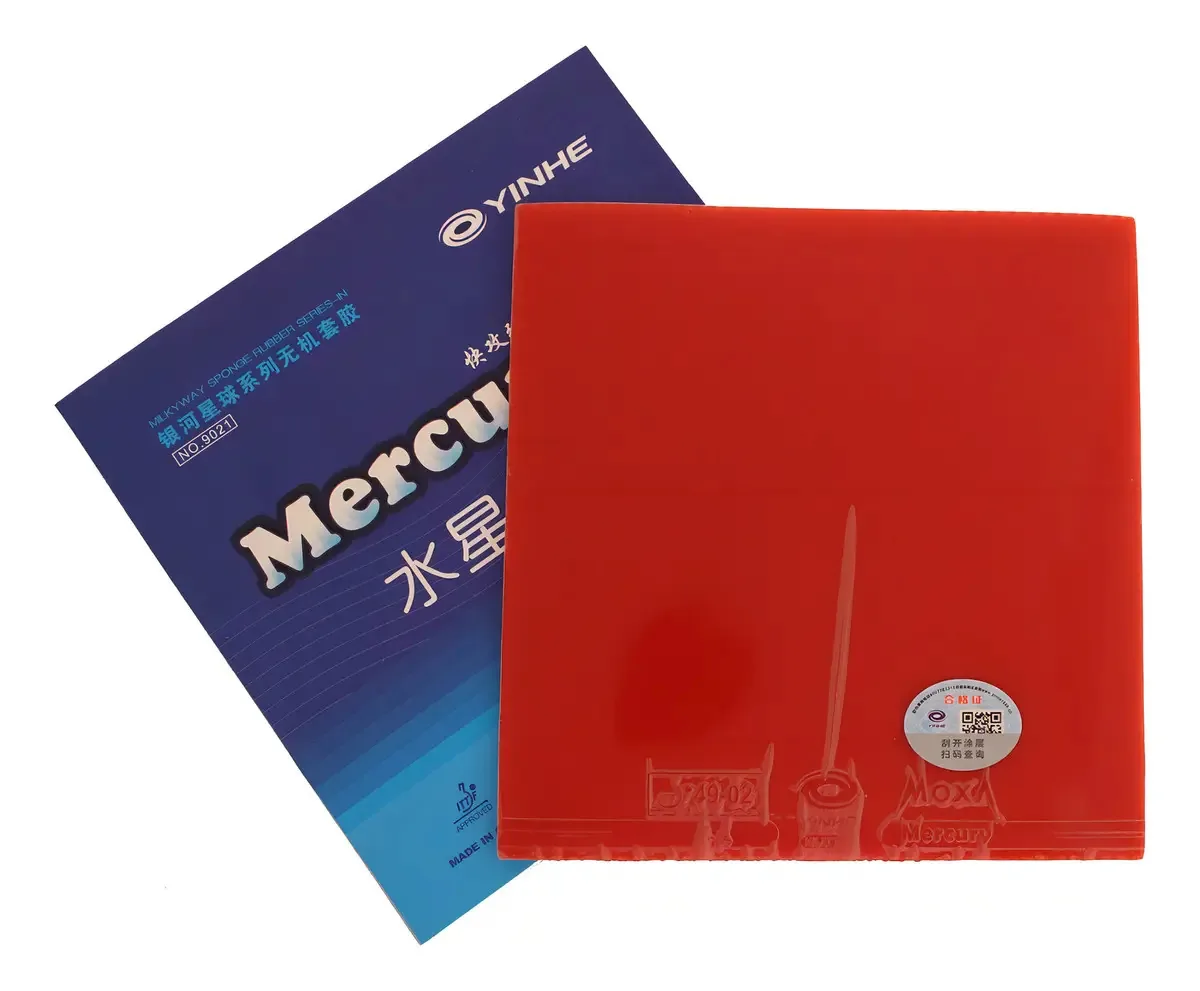 Borracha Competição Tênis Mesa Profissional Aprovado Ittf Cor Vermelho