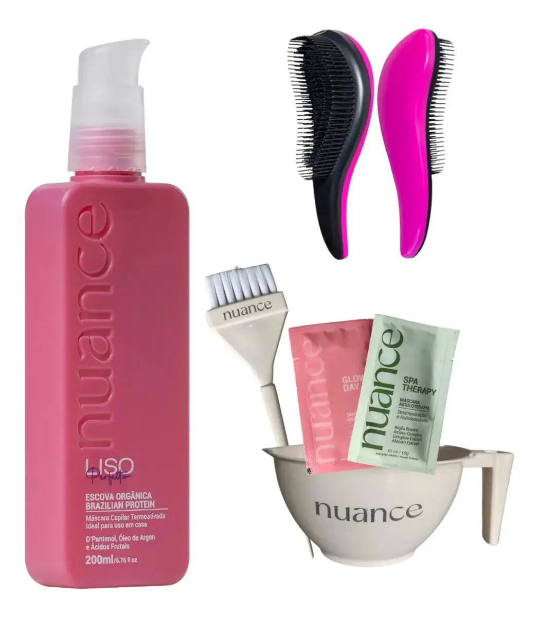 Kit Selagem Alinhamento Capilar Liso Perfeito Nuance 200 Ml