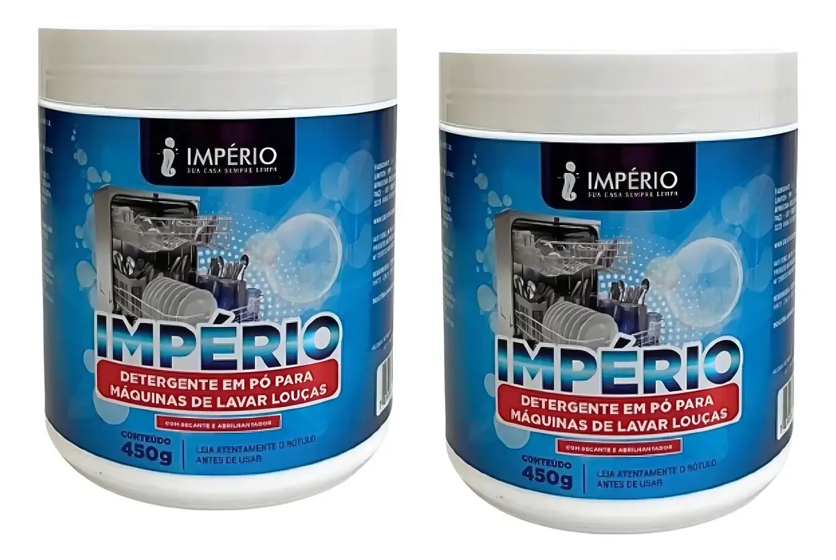 Kit 2 Advanced Detergente Em Pó P/ Lava Louças 450gr Império
