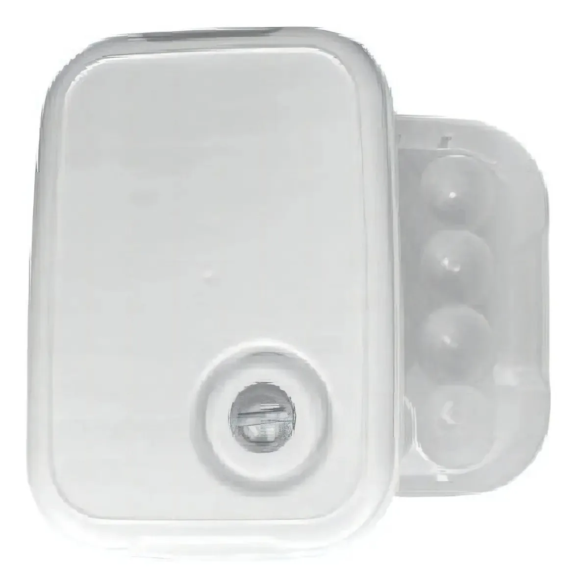 Porta Ovos Com Tampa De Plástico Branco - Fwb