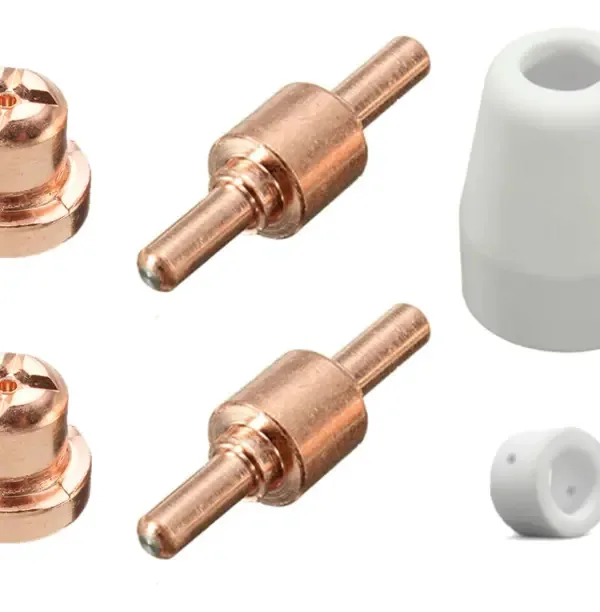 Kit Consumíveis Tocha Corte Plasma Pt31: 2 Un Bico Curto 2