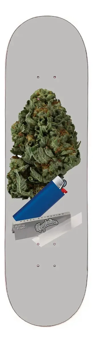 Shape De Skate Profissional Vegetative Bud Fire Com Lixa
