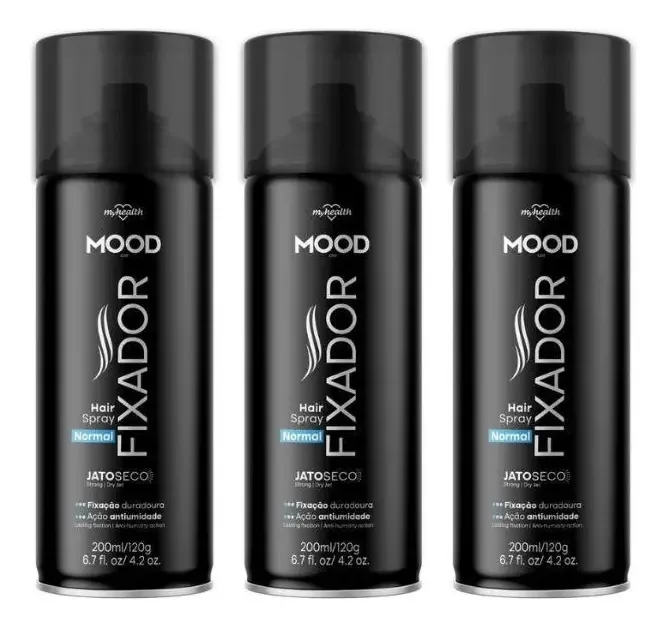 Fixador De Cabelo Mood 200ml - Alta Performance