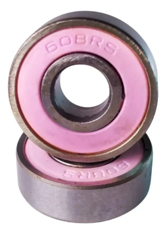 Rolamento De Skate/patins Abec-15 Capa Removível Cor Rosa