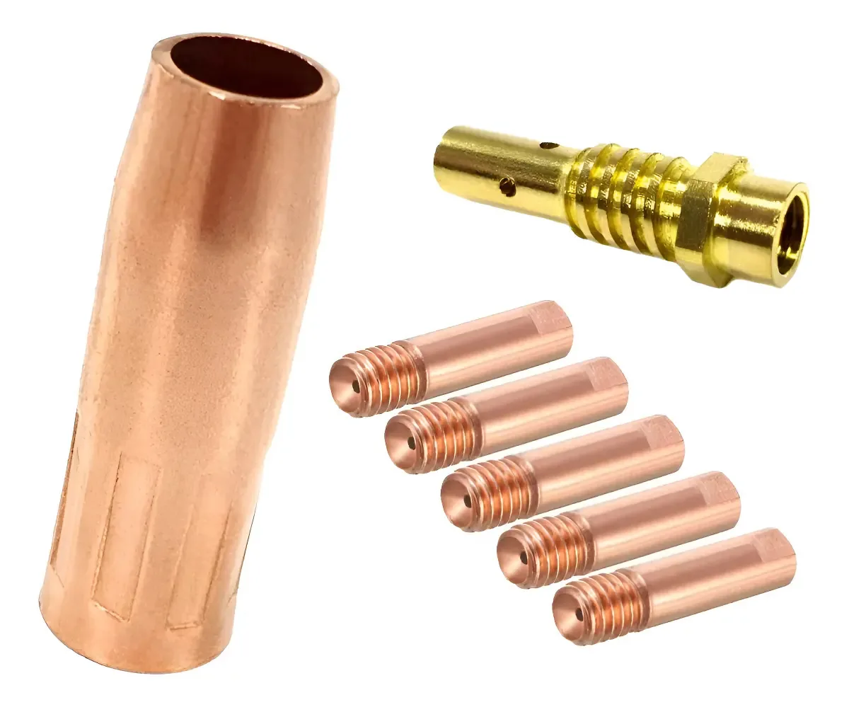 Kit Consumiveis Solda Mig Bico 1,2mm - 120 150 195 210 250a
