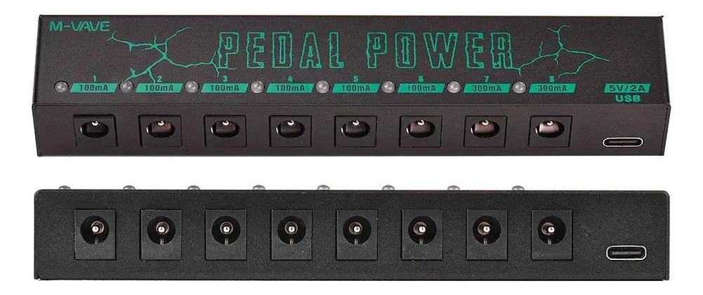 Fonte Para 8 Pedais M-vave Pedal Power - Ft0100
