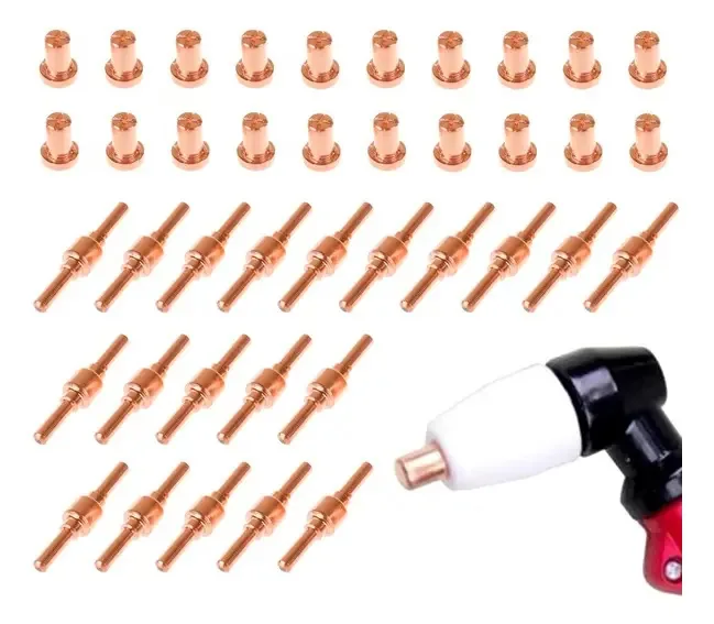 Kit Consumíveis Tocha Corte Plasma Pt31: 20 Un. Bico Longo