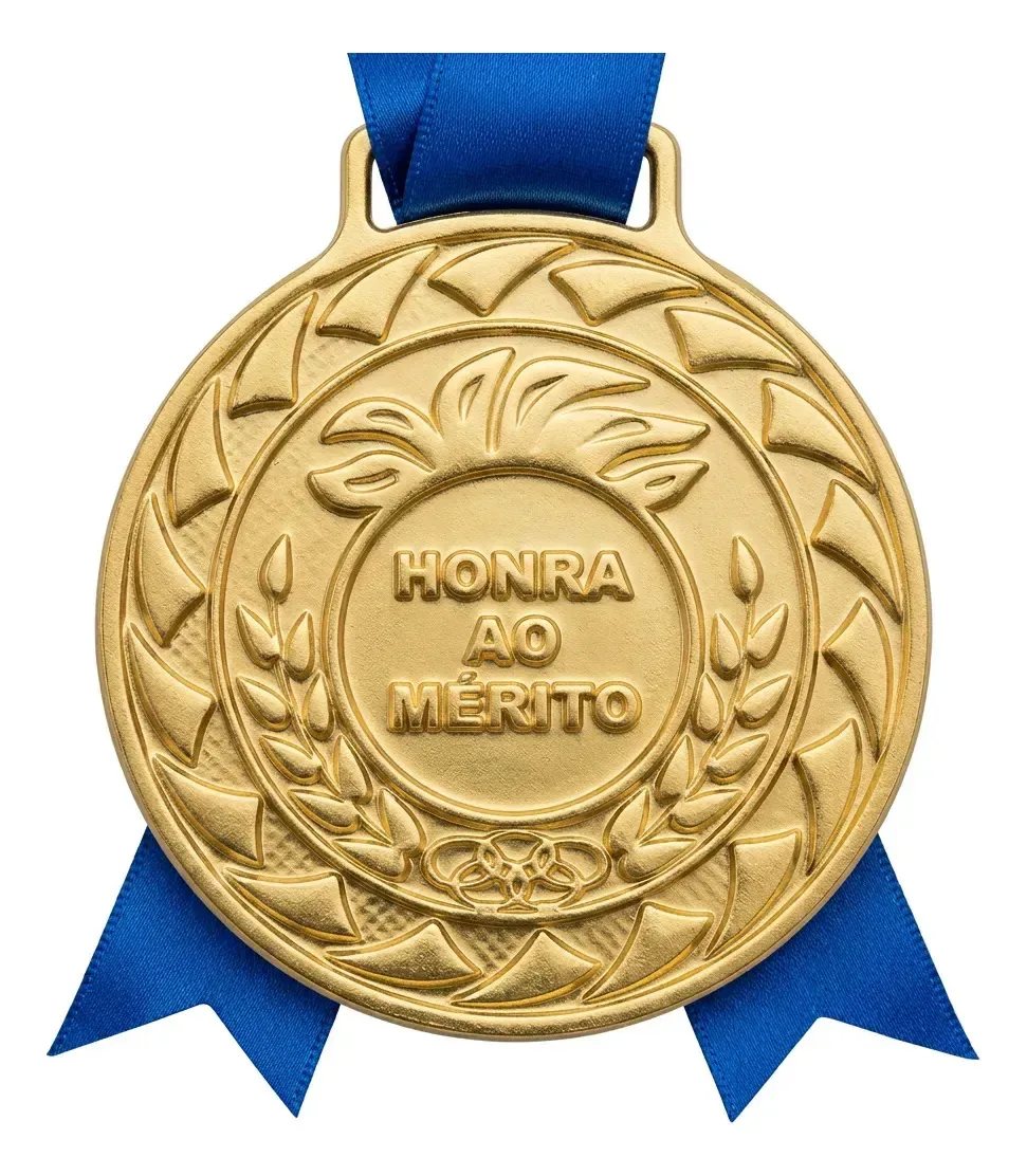 Medalhas de Honra Ao Mérito Ouro M36 Aço 1020 Kit 20 Unidades Crespar