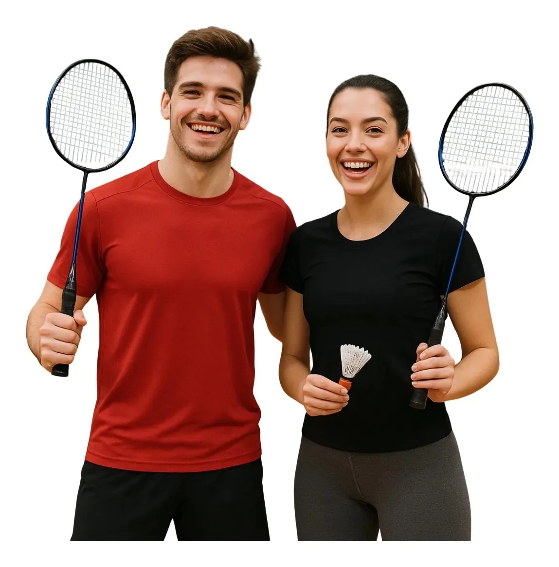 Kit Badminton Com 2 Raquetes E 1 Peteca