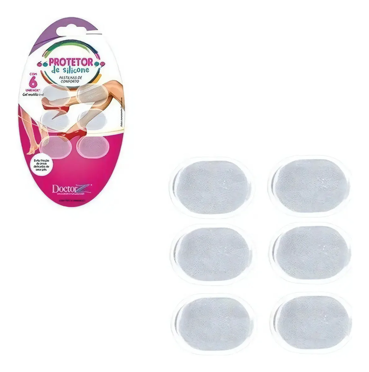 Protetor De Silicone Gel Ortopédico Pés Calçados Saltos