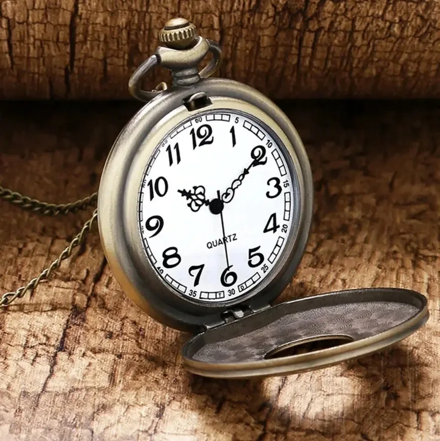 Relógio De Bolso Relíquia Clássico Vintage Retrô Antiguidade Cor Rbp003ft