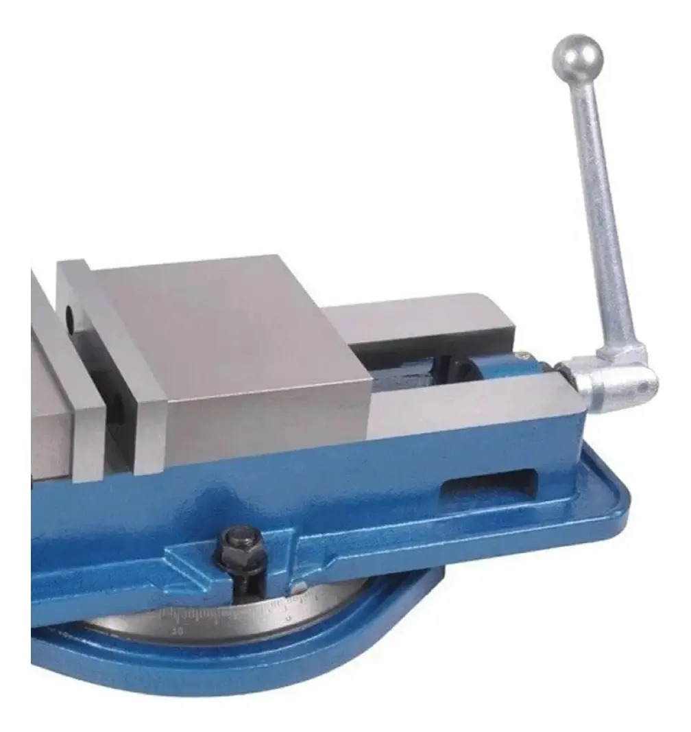 Morsa De Mesa Giratória 100mm JG TOOLS Ferro Fundido Azul 17kg