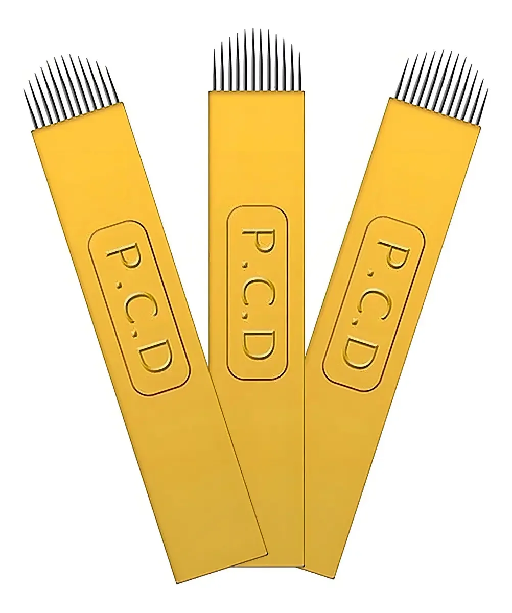 50 Lâminas Para Tebori Modelos Cor 12u Hard 0.25mm
