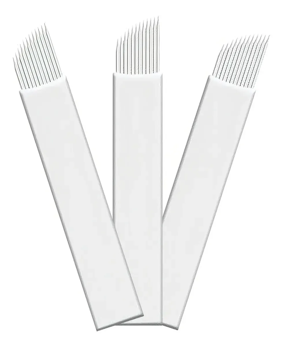 50 Lâminas Para Tebori Modelos Cor 12 Flex 0.25mm