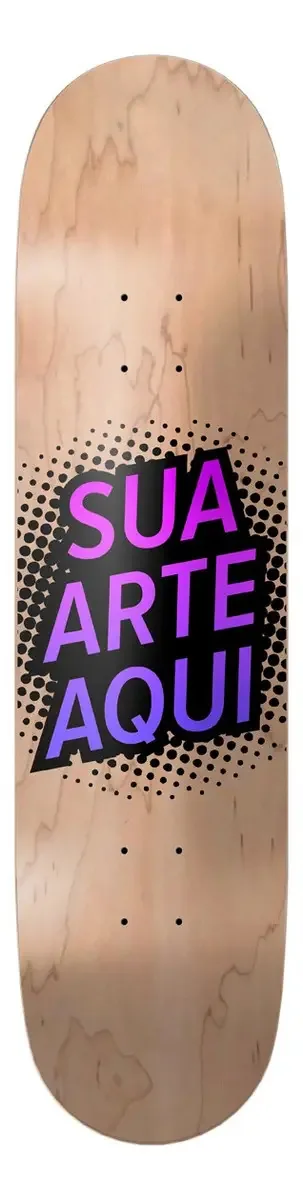 Shape Skate Decorativo Personalizado Com Sua Arte