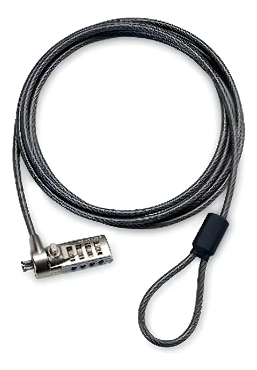 Trava Segurança Notebook MD9 6359 Código 1m Aço PVC