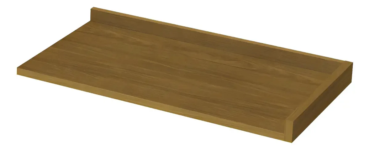 Tampo Para Balcão De Canto Reto 94 Cm MDF Nature C906 - Henn