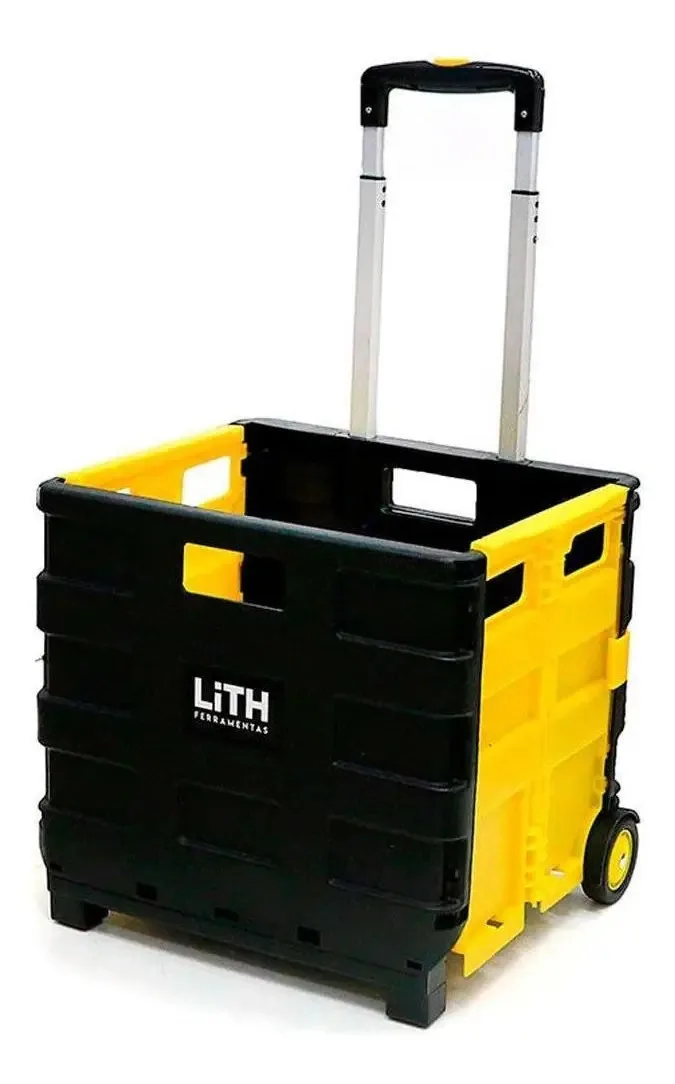 Carrinho Para Cargas Desmontável De Plástico 25kg