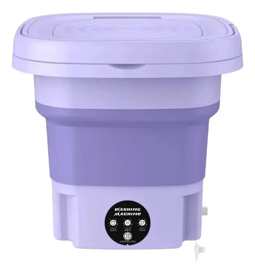 Máquina de Lavar Portátil Silenciosa S. G Style 16kg Dobrável 9 Programas