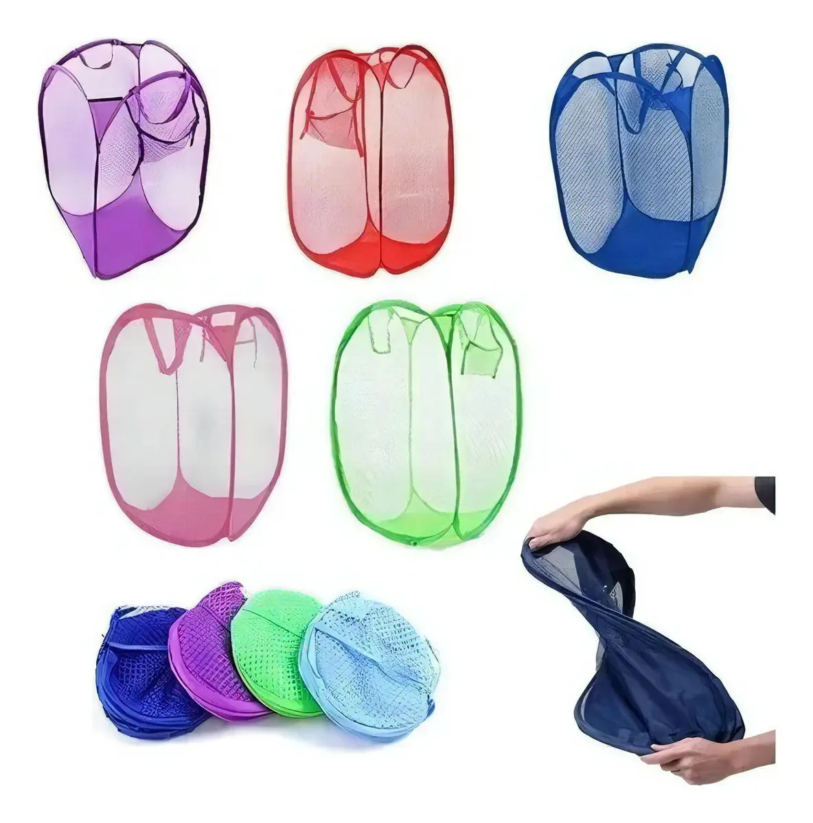 Cesto Organizador Dobrável Brinquedo Roupa