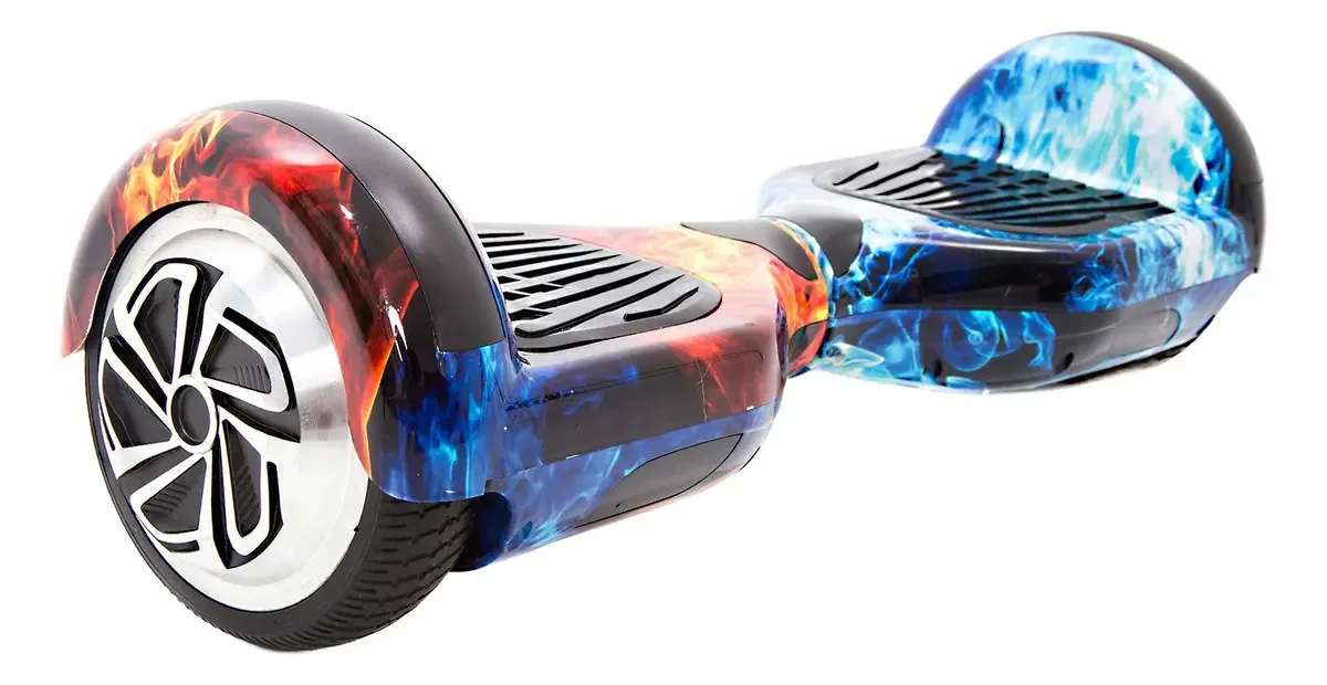 Hoverboard 6,5 Fogo E Gelo Hoverboardx Bluetooth Com Bolsa
