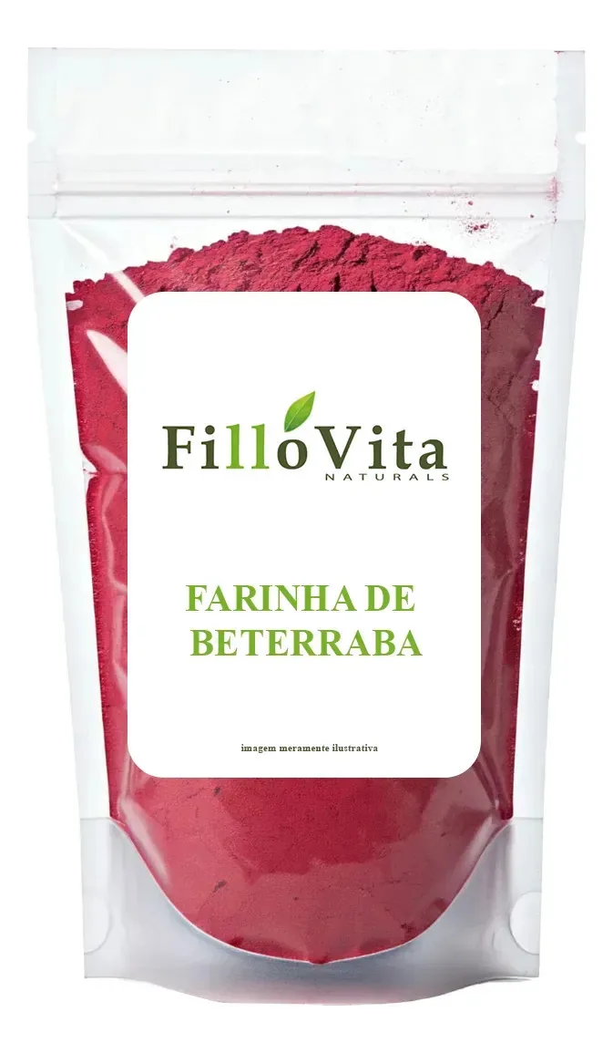 Farinha De Beterraba Fillovita - Embalagem De 1kg