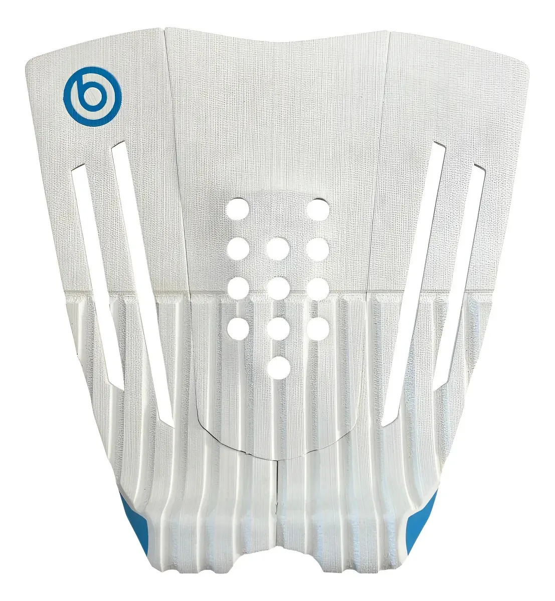Deck Bully's Trekinho Pro Model Antiderrapante Prancha Surf Cor Branco