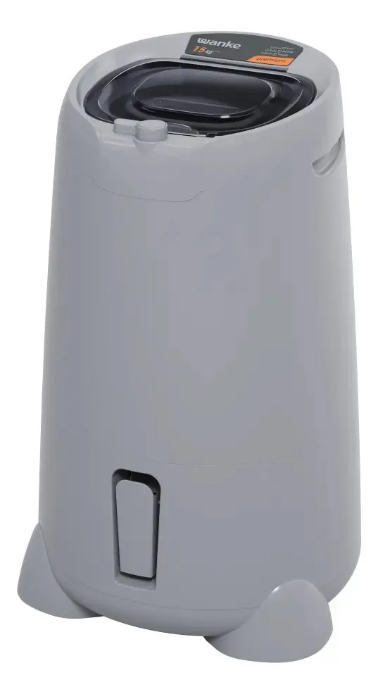 Centrifuga Secadora De Roupas Secadora Elétrica Wanke Premium Cinza