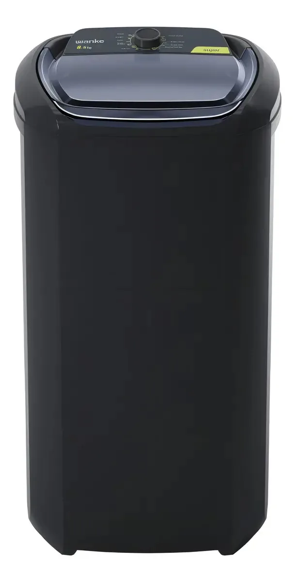 Máquina De Lavar Wanke 8,5kg Super Lwbe085t3 Preto