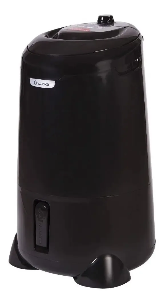 Centrífuga de roupas Wanke Suprema elétrica 15kg preta