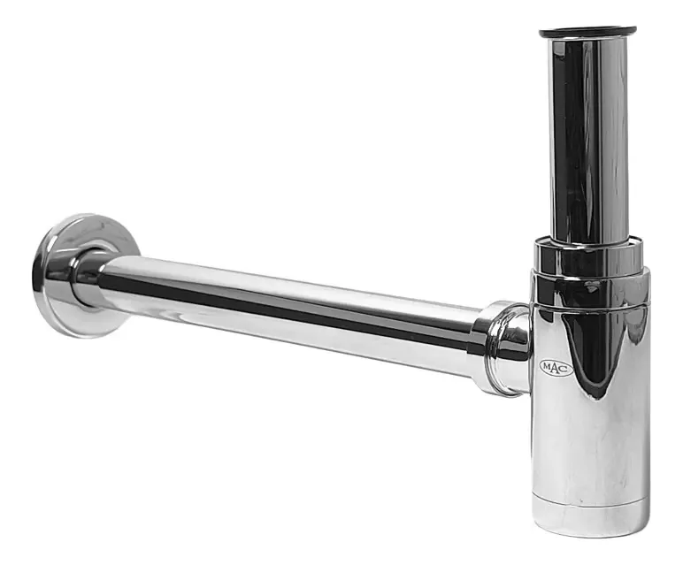 Sifão Vintage Retrô Cromado Para Pia/cuba/lavabo